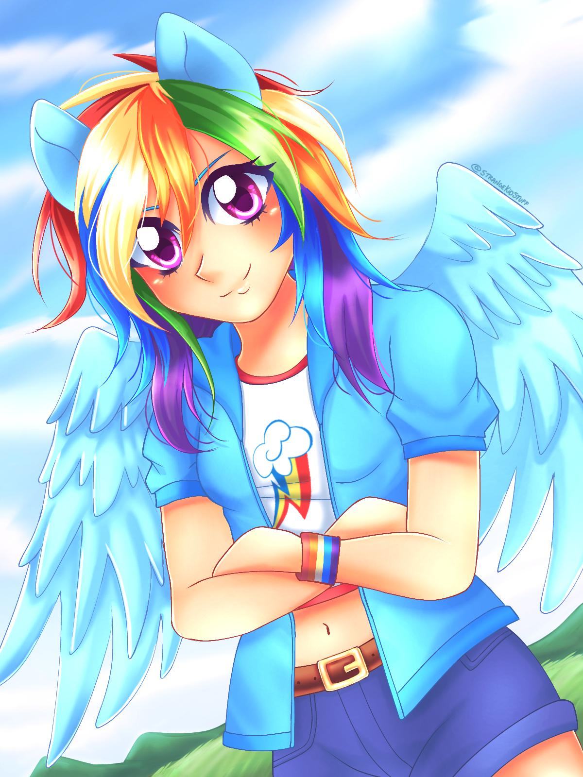 Human Rainbow Dash